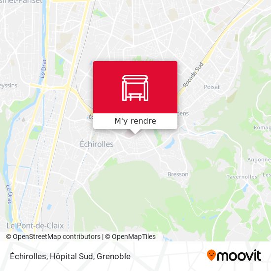 Échirolles, Hôpital Sud plan