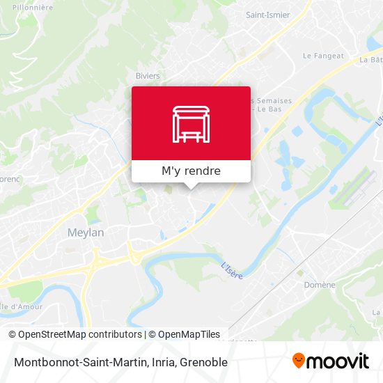 Montbonnot-Saint-Martin, Inria plan