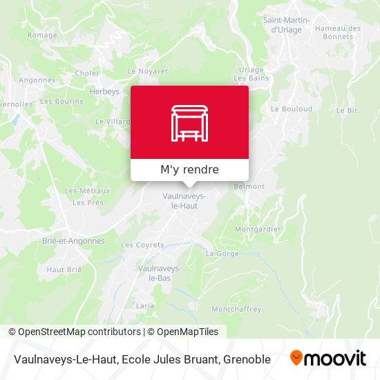Vaulnaveys-Le-Haut, Ecole Jules Bruant plan