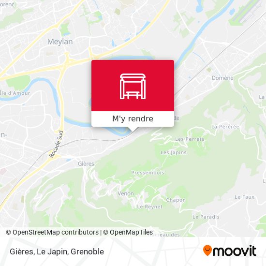 Gières, Le Japin plan