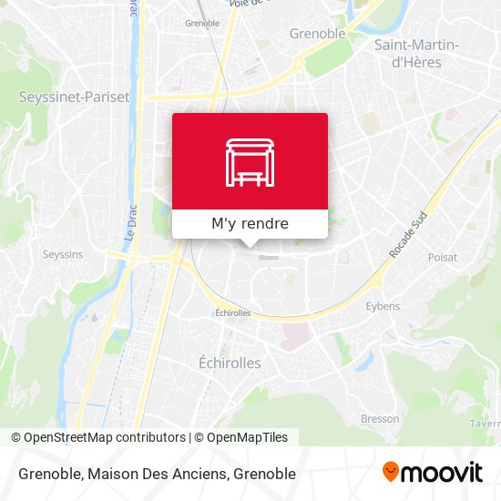 Grenoble, Maison Des Anciens plan