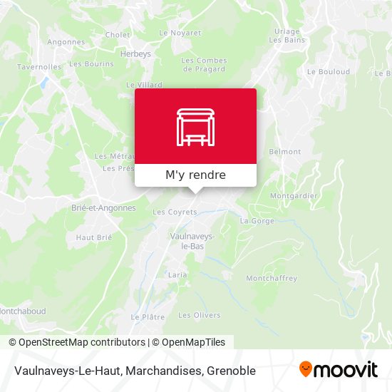 Vaulnaveys-Le-Haut, Marchandises plan