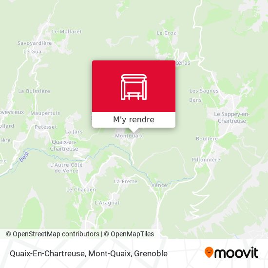 Quaix-En-Chartreuse, Mont-Quaix plan