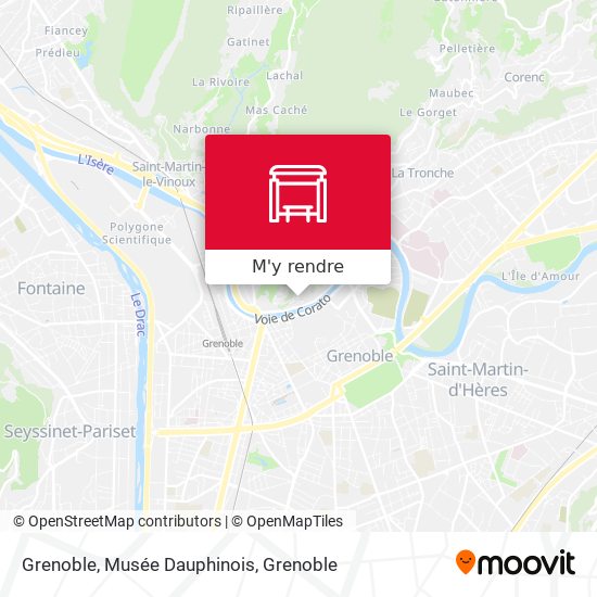 Grenoble, Musée Dauphinois plan