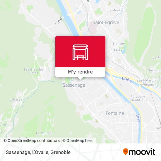 Sassenage, L'Ovalie plan