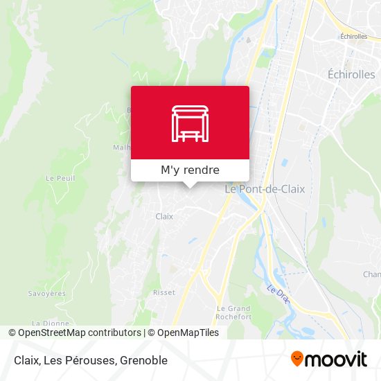 Claix, Les Pérouses plan