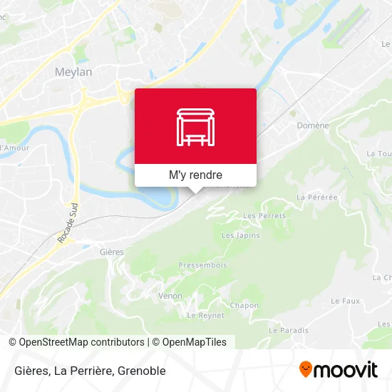 Gières, La Perrière plan