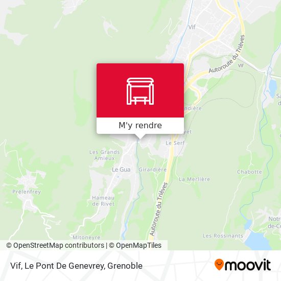 Vif, Le Pont De Genevrey plan