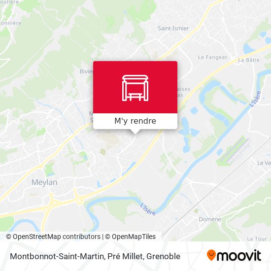 Montbonnot-Saint-Martin, Pré Millet plan