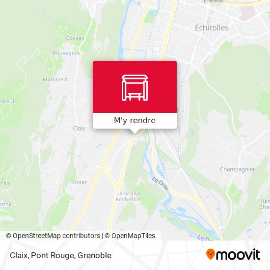 Claix, Pont Rouge plan