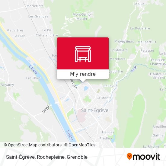 Saint-Égrève, Rochepleine plan