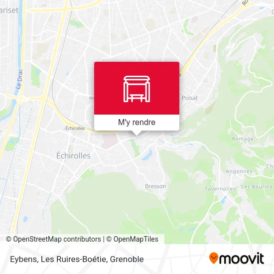 Eybens, Les Ruires-Boétie plan