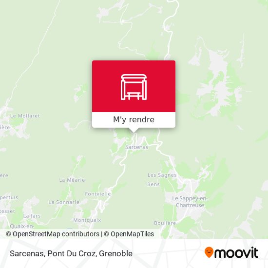 Sarcenas, Pont Du Croz plan