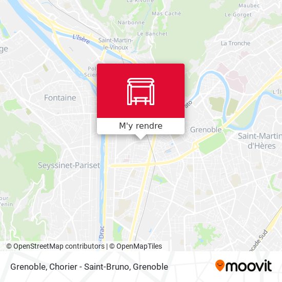 Grenoble, Chorier - Saint-Bruno plan