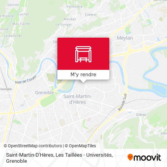 Saint-Martin-D'Hères, Les Taillées - Universités plan