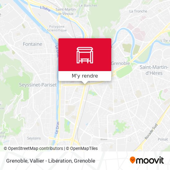 Grenoble, Vallier - Libération plan