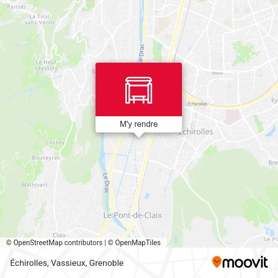 Échirolles, Vassieux plan