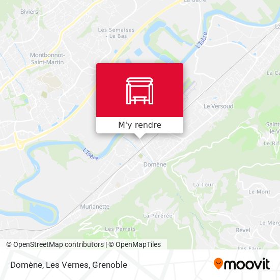 Domène, Les Vernes plan