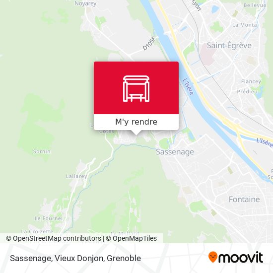 Sassenage, Vieux Donjon plan