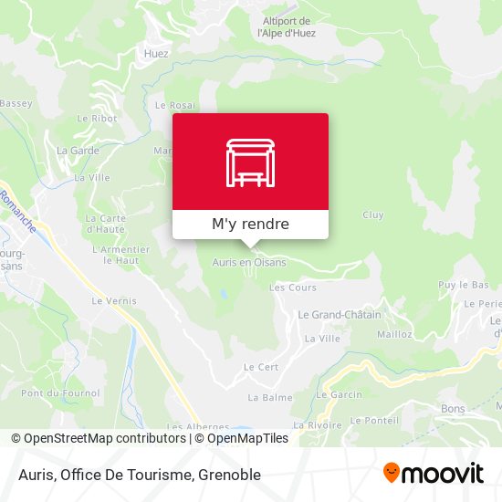 Auris, Office De Tourisme plan