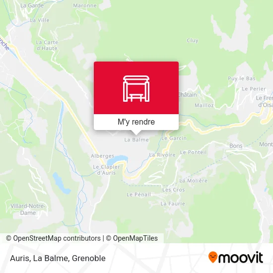 Auris, La Balme plan