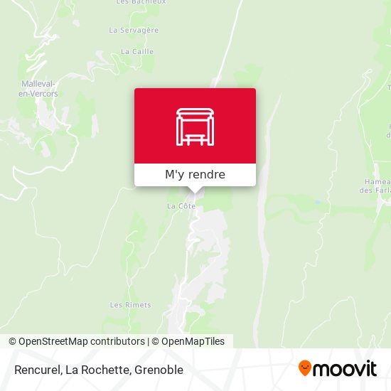 Rencurel, La Rochette plan