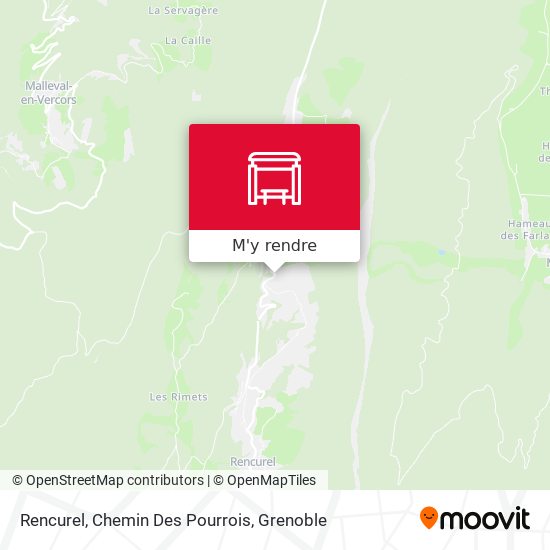 Rencurel, Chemin Des Pourrois plan