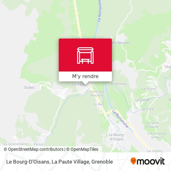 Le Bourg-D'Oisans, La Paute Village plan
