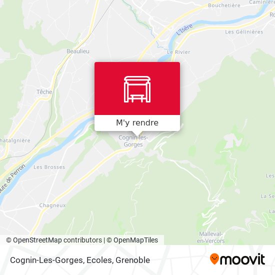 Cognin-Les-Gorges, Ecoles plan