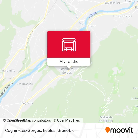 Cognin-Les-Gorges, Ecoles plan