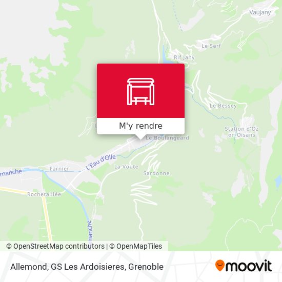 Allemond, GS Les Ardoisieres plan