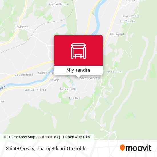 Saint-Gervais, Champ-Fleuri plan