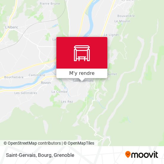 Saint-Gervais, Bourg plan