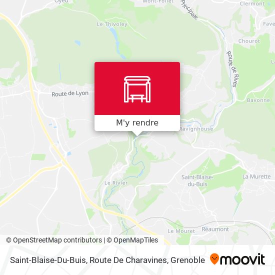 Saint-Blaise-Du-Buis, Route De Charavines plan