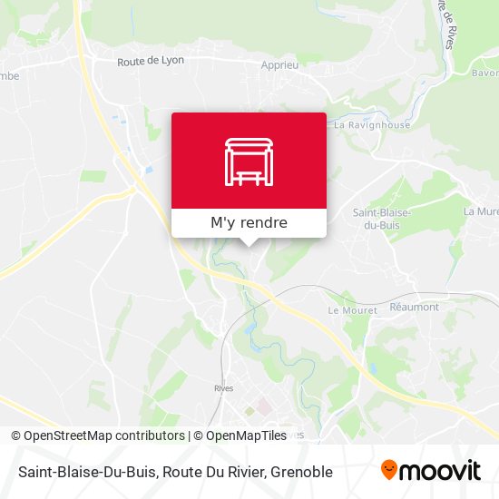 Saint-Blaise-Du-Buis, Route Du Rivier plan