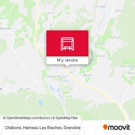 Châbons, Hameau Les Blaches plan