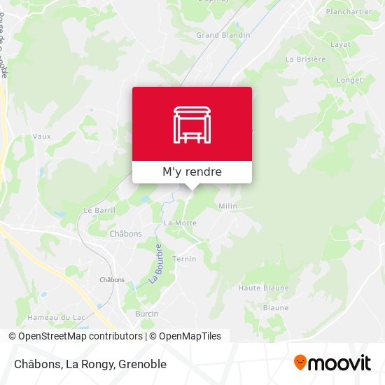 Châbons, La Rongy plan