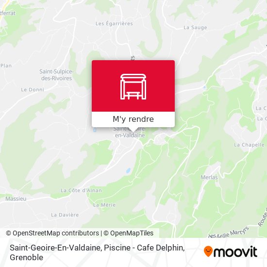 Saint-Geoire-En-Valdaine, Piscine - Cafe Delphin plan