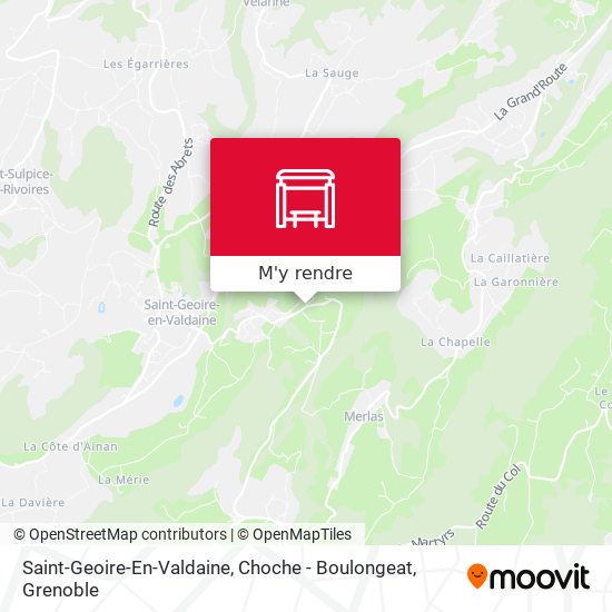 Saint-Geoire-En-Valdaine, Choche - Boulongeat plan