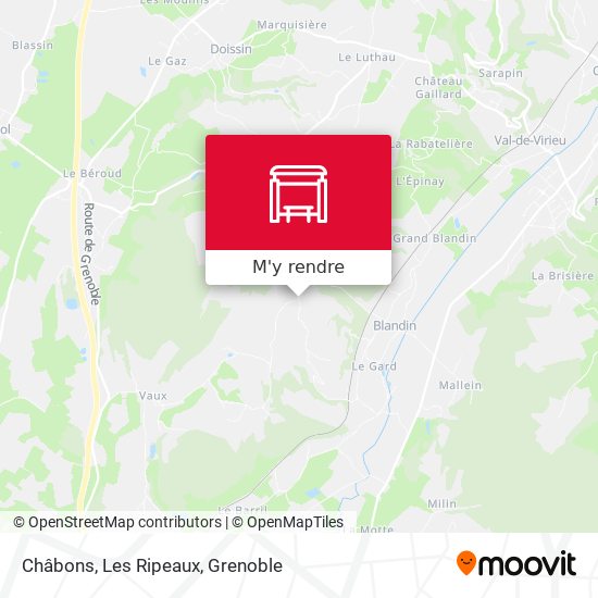 Châbons, Les Ripeaux plan