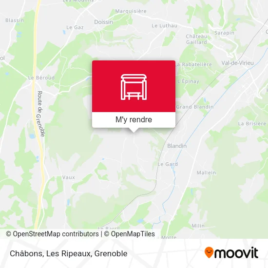 Châbons, Les Ripeaux plan