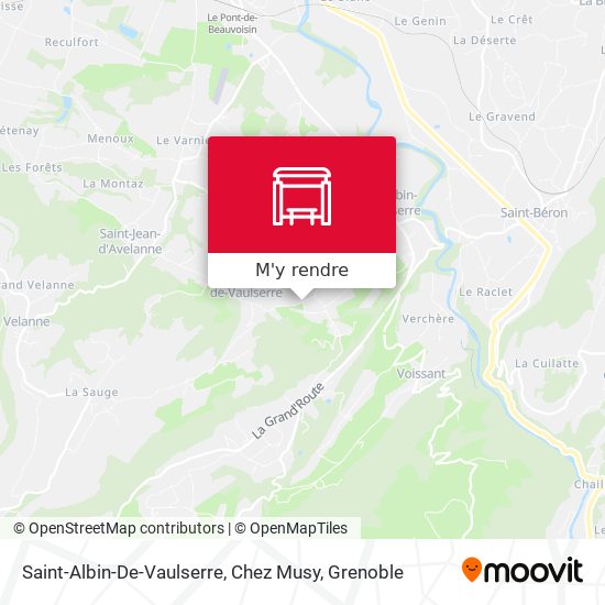 Saint-Albin-De-Vaulserre, Chez Musy plan