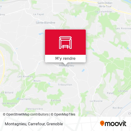 Montagnieu, Carrefour plan