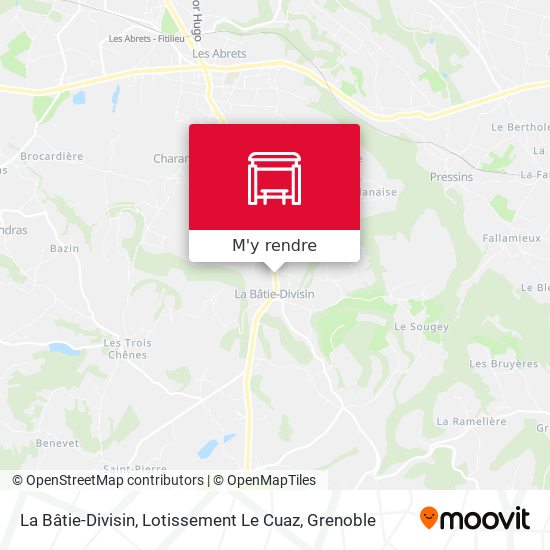 La Bâtie-Divisin, Lotissement Le Cuaz plan