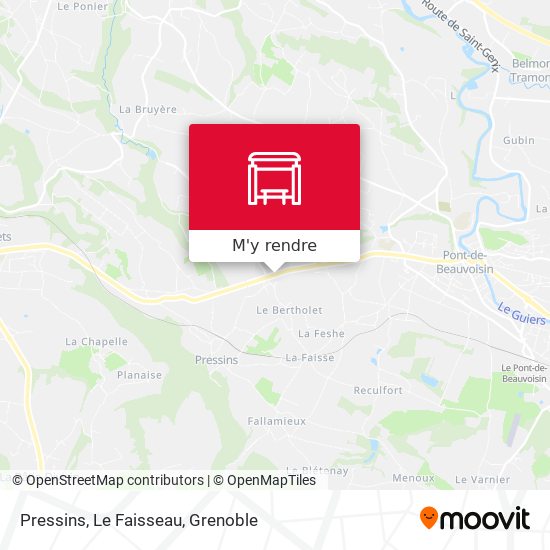 Pressins, Le Faisseau plan