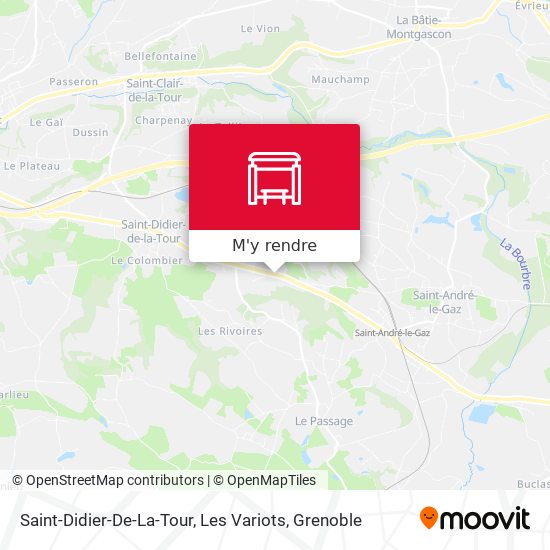 Saint-Didier-De-La-Tour, Les Variots plan