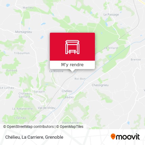 Chélieu, La Carriere plan