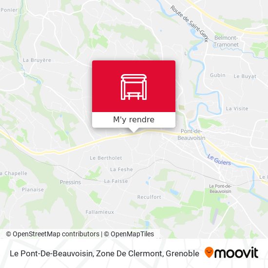 Le Pont-De-Beauvoisin, Zone De Clermont plan