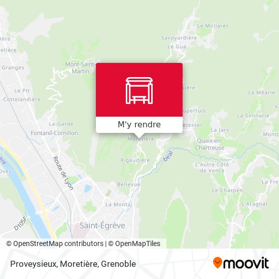 Proveysieux, Moretière plan