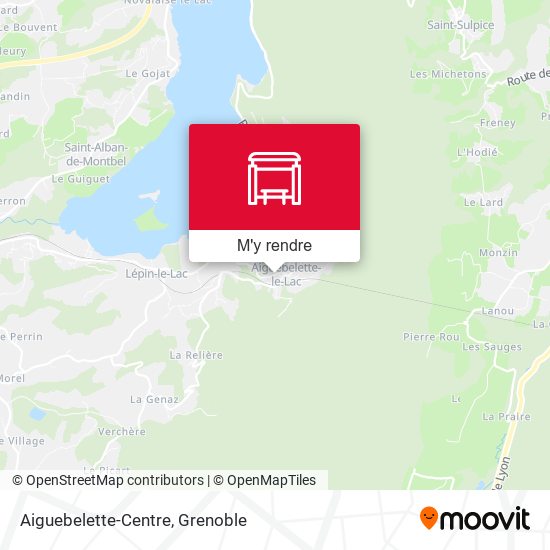 Aiguebelette-Centre plan